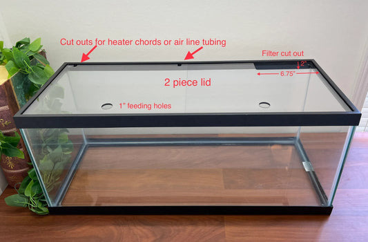 Lifewithpets 20 Gallon LONG Filter Aquarium Lid Tank not included.